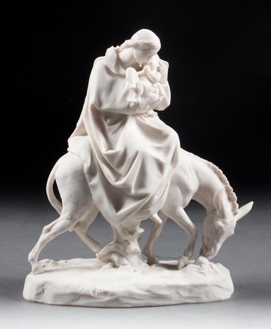 Minton parian group: ''The Flight