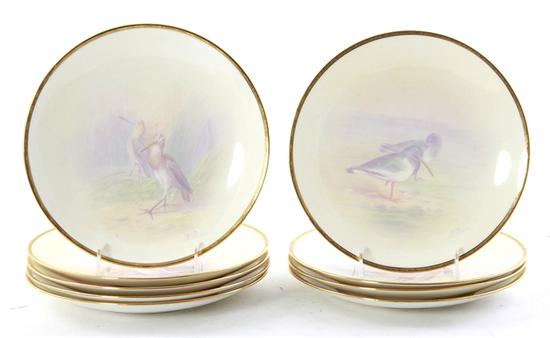 Minton porcelain birds plates
