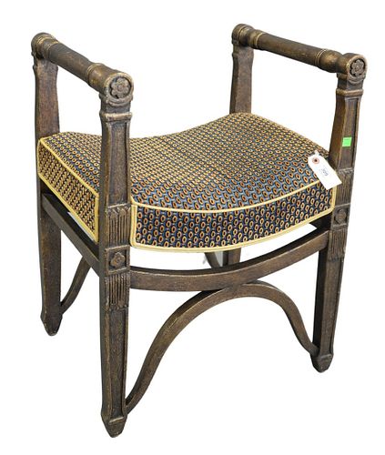 MINTON-SPIDELL BENCH, HAVING GILT