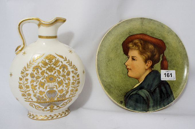 Minton wallplaque handpainted