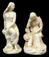 MINTON, WEDGEWOOD, TWO 19TH C.