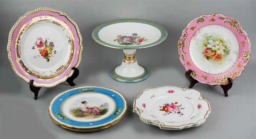 MINTONS FLORAL DECORATED COMPOTE