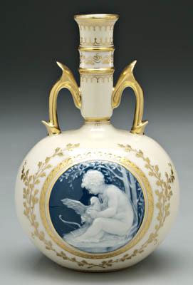 Mintons pate-sur-pate ewer, both