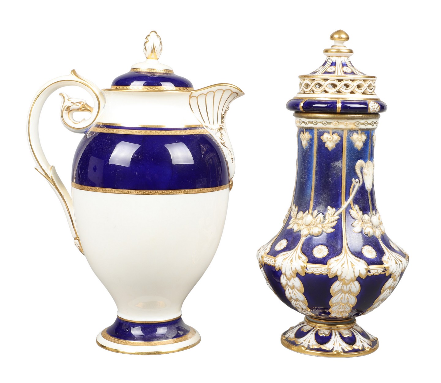 Mintons porcelain coffee pot and