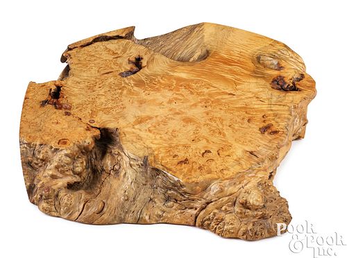 MIRA NAKASHIMA, BURLWOOD PLINTHMira