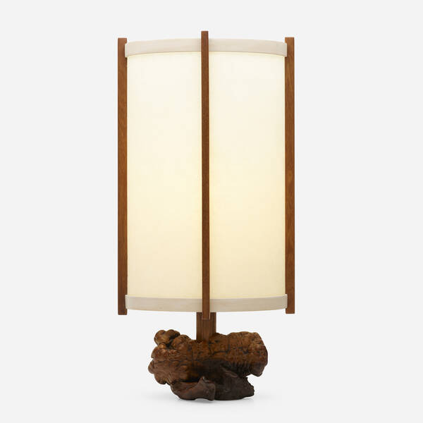 Mira Nakashima. Desk lamp. 1983,