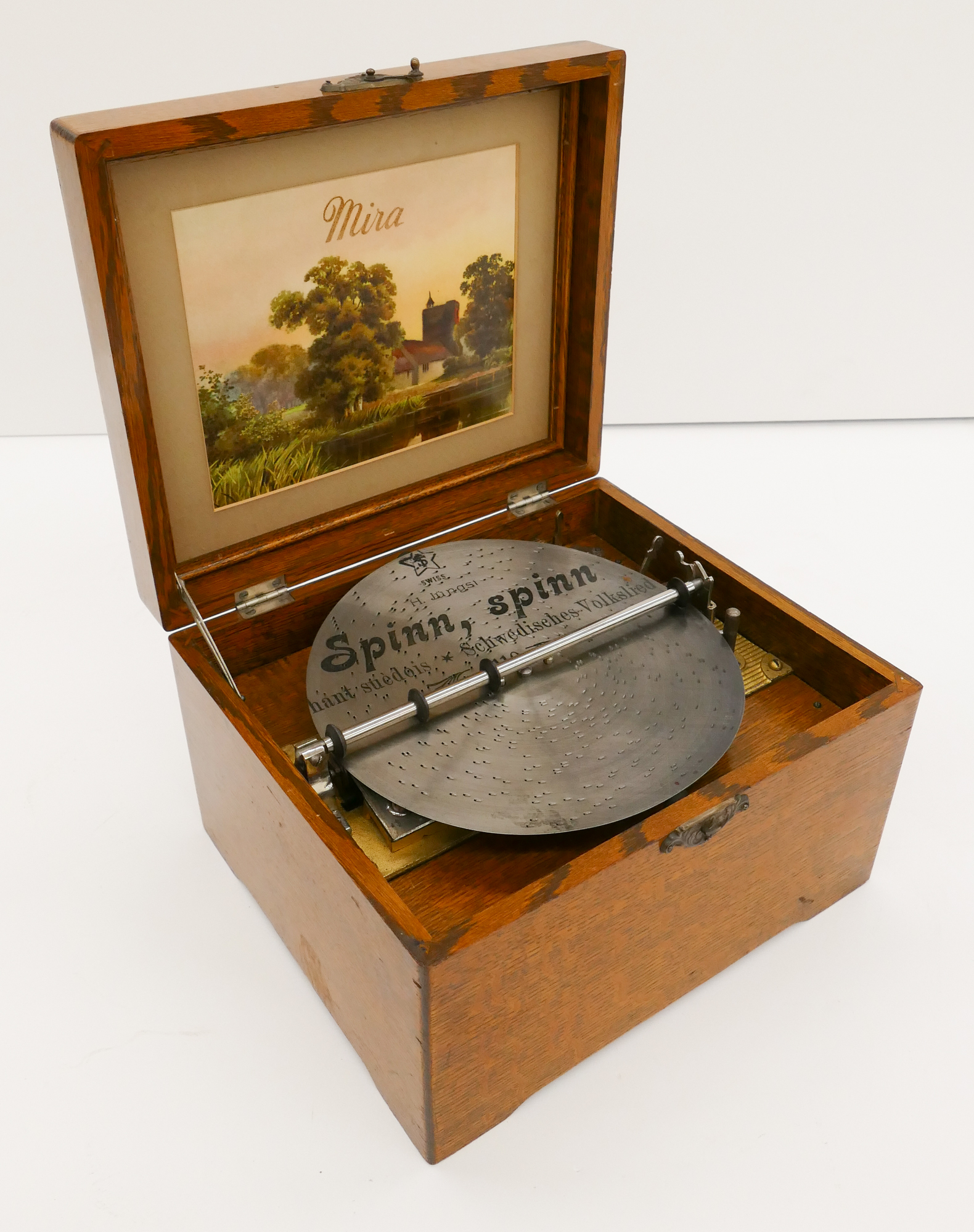 Mira Small Tabletop Disc Music Box.