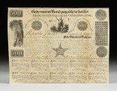 MIRABEAU B. LAMAR, SIGNED, A R