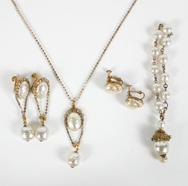 Miriam Haskell four pc. including