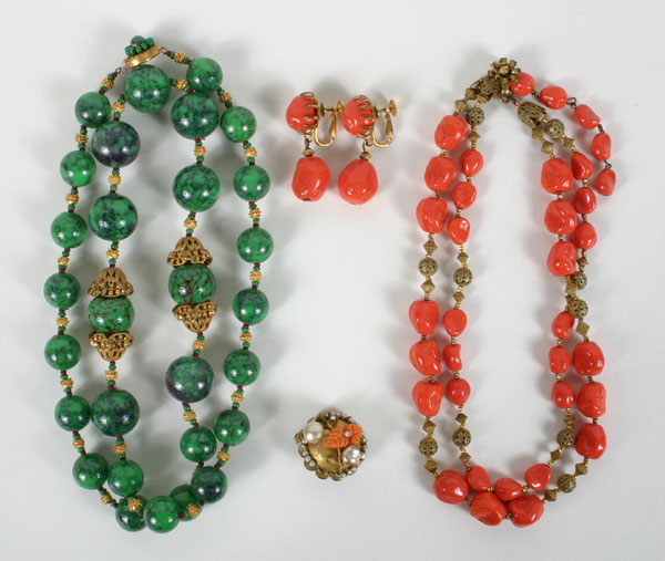 Miriam Haskell four pc. including