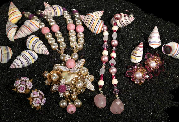 Miriam Haskell Pearl and Glass Bead