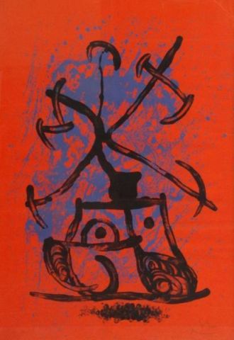 MIRO Joan. Lithograph