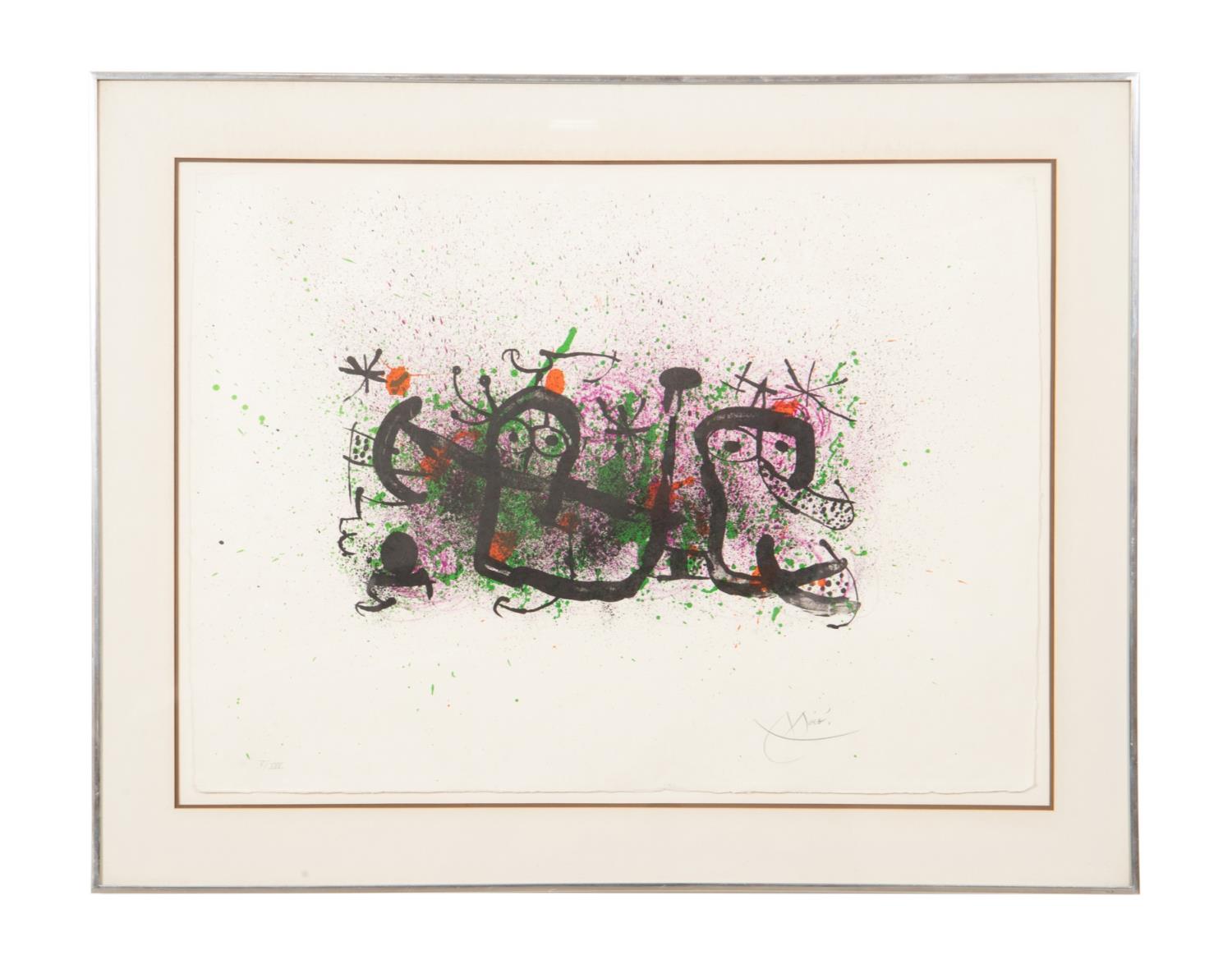 MIRO "MA DE PROVERBIS" LITHOGRAPH