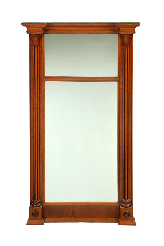 MIRROR.  Divided Federal mahogany