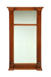 MIRROR.  Divided Federal mahog