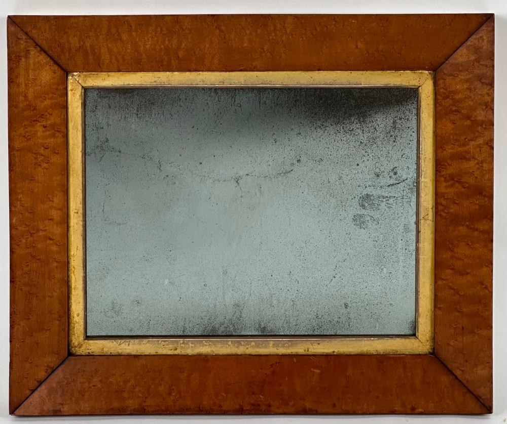 MIRROR WITH BIRD'S-EYE MAPLE