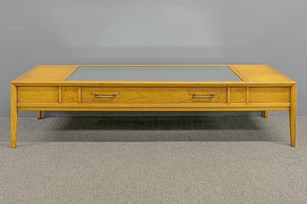 Mirrored long coffee table by