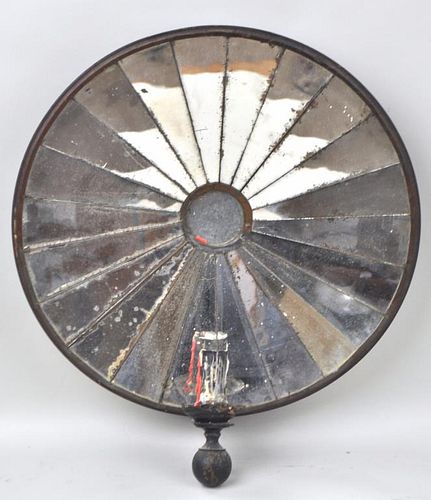 MIRRORED TIN SINGLE WALL SCONCE20