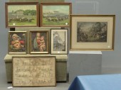 Misc. artwork lot including pr