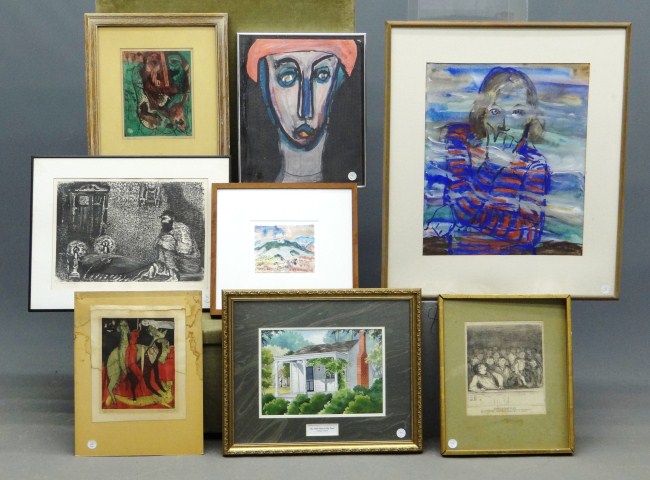 Misc. artwork lot including