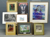 Misc. artwork lot including si