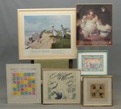 Misc. artwork lot including Wi