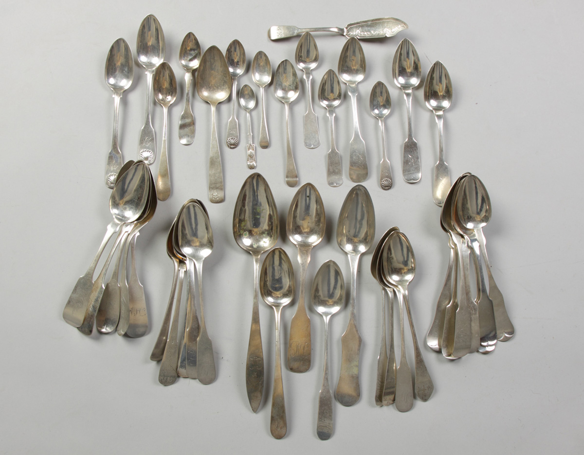 Misc. Coin serving spoons
