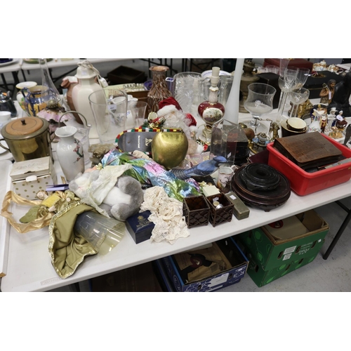 Misc estate pieces, approx 44cm H