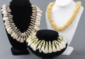 MISC. ETHNOGRAPHIC SHELL & TEE