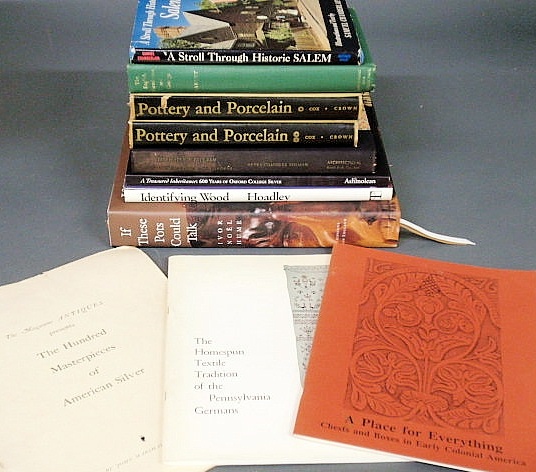 Misc. group of books on antiques