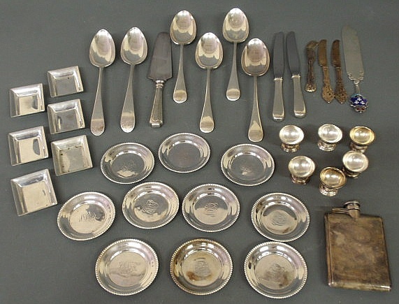 Misc. group of sterling silver
