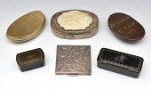 MISC. GROUPING OF 6 BOXES INCL