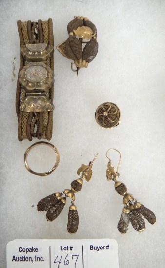 Misc. hair jewelry lot.