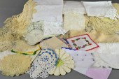 MISC. LACE DOILIES RUNNERS & H