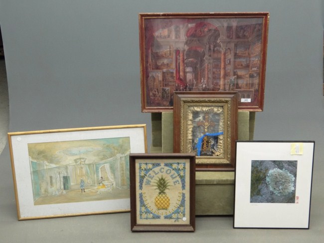 Misc. lot artwork and frames.