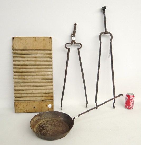 Misc. lot including early pan scrub