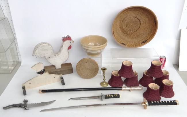 Misc. lot including swords