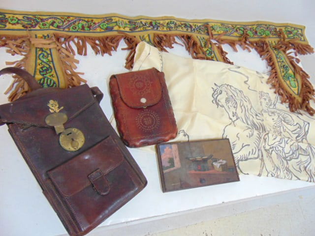 MISC. LOT, SILK ITALIAN SCARF,