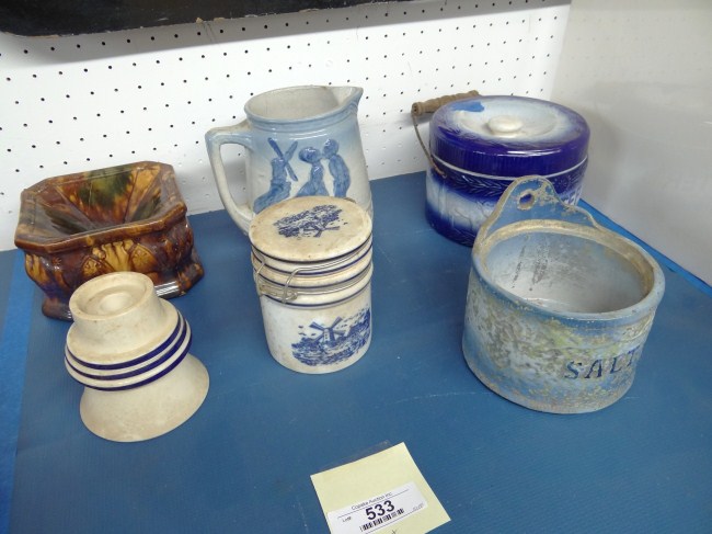 Misc. lot six pcs. including
