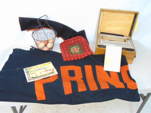 MISC. LOT, WIRE BASKET WITH