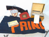 MISC. LOT, WIRE BASKET WITH MA