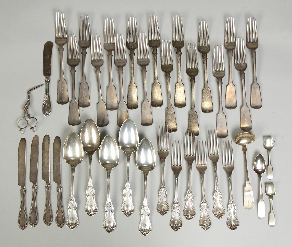 Misc. Silver Flatware Geo. Hoyt