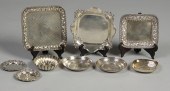 Misc. silver trays incl. Tiffa