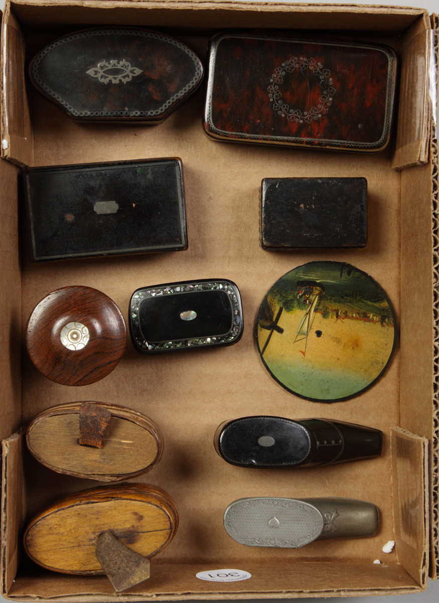 Misc. snuff boxes 301. Misc.