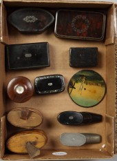 Misc. snuff boxes 301. Misc. s