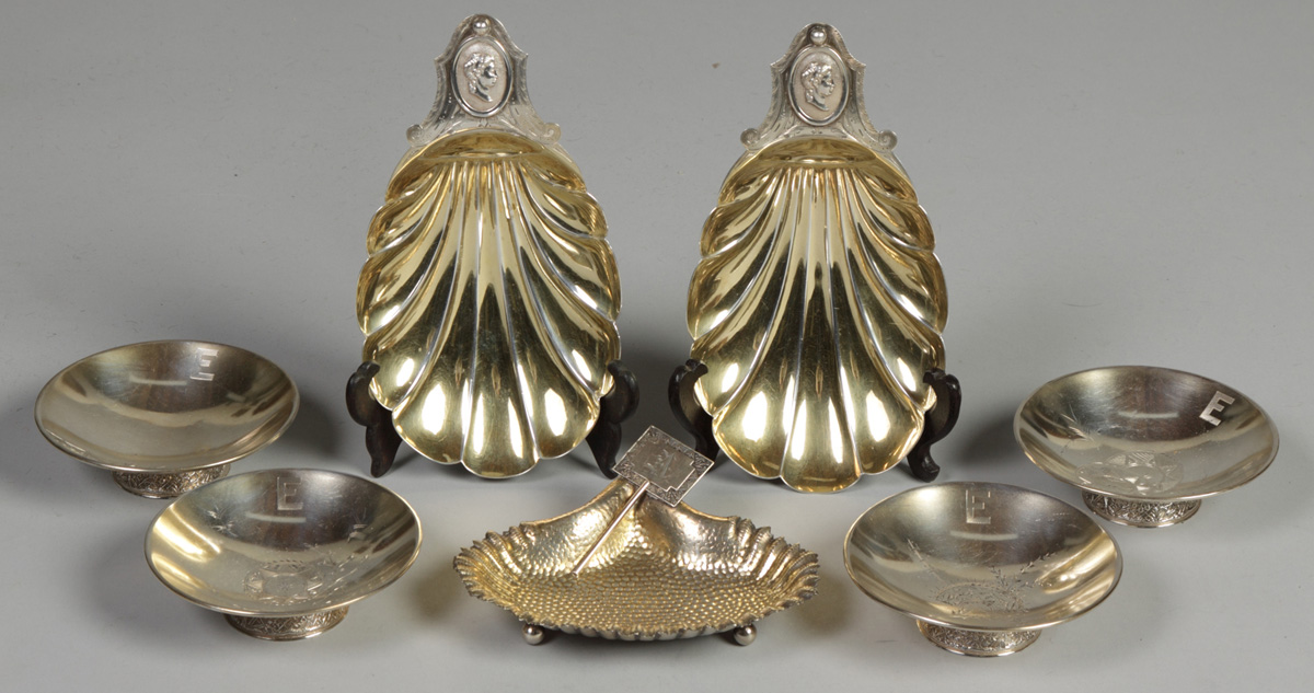 Misc. Sterling bon-bon dishes incl.