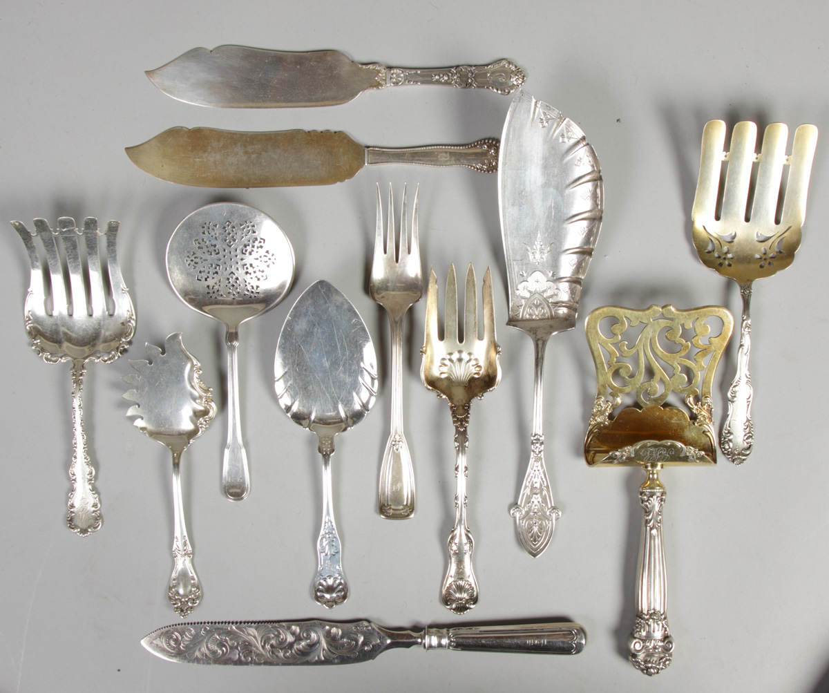 Misc. Sterling serving pieces