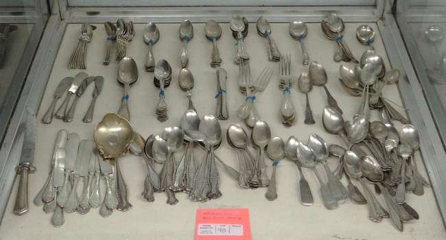 Misc. sterling silver flatwear. 155