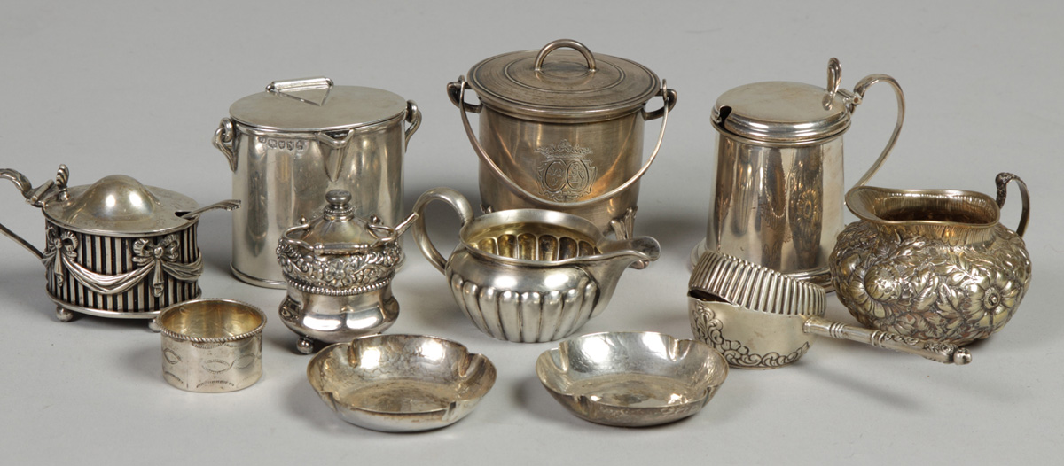 Misc. Sterling & silver mustard