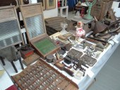 Misc. table lot including copp